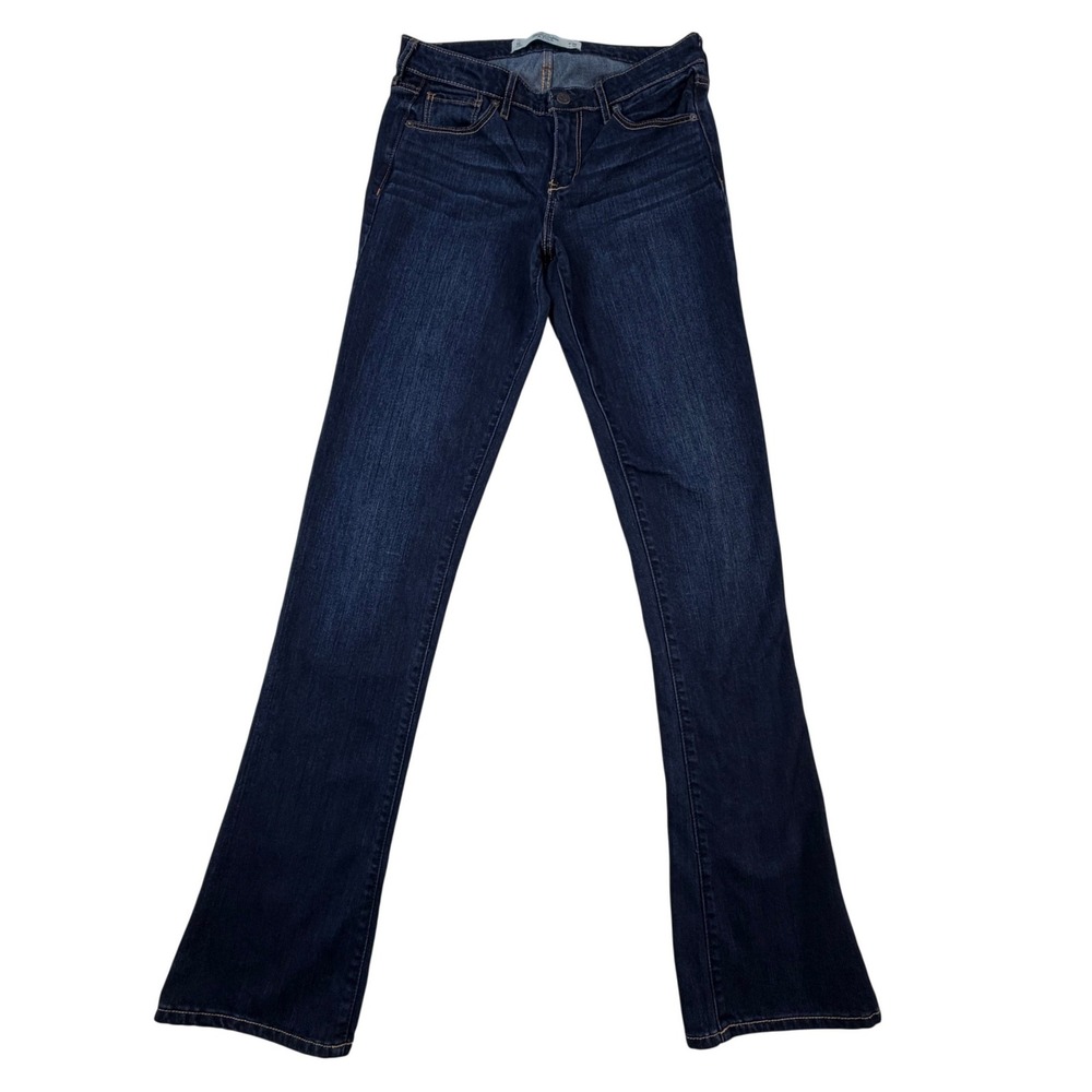 Abercrombie & Fitch 28x33 The A&F Skinny Boot Jeans Dark Wash Mid Rise 6L